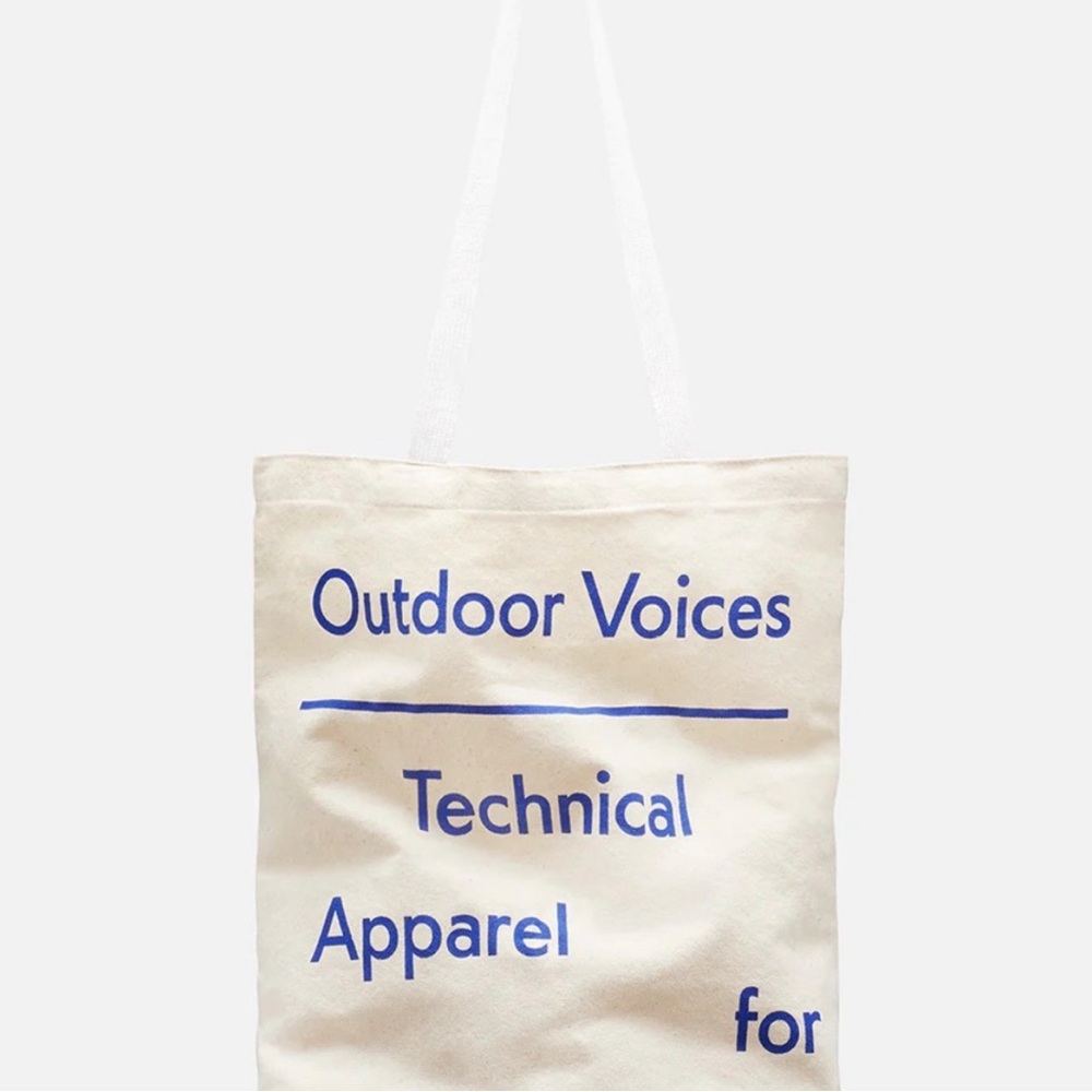 Outdoor Voices Canvas Tote